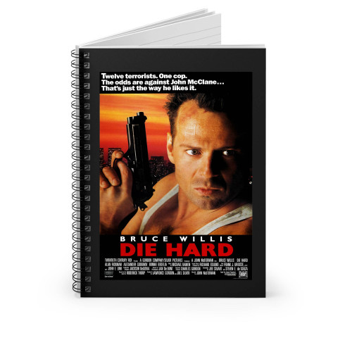 Die Hard 1980's Spiral Notebook