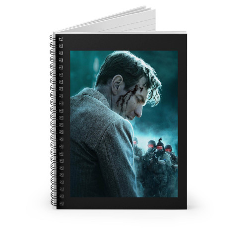 Ewan Mcgregor Bloody As Black Mask Spiral Notebook