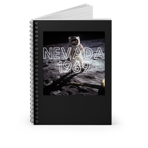 Fake Moon Landing Hoax Nevada 1969 Nasa Conspiracy Theory Spiral Notebook
