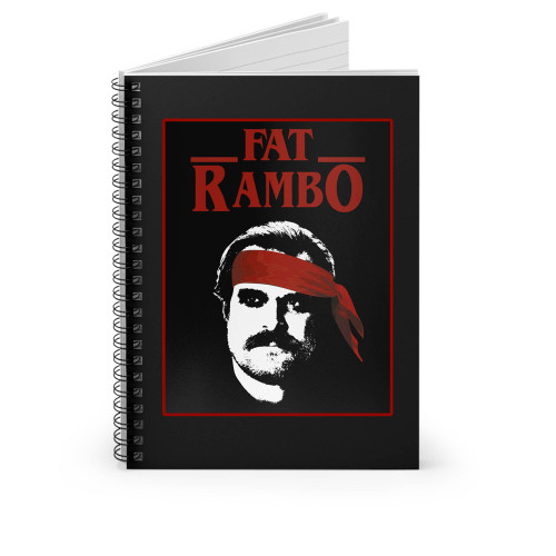 Fat Rambo Chief Hopper Spiral Notebook