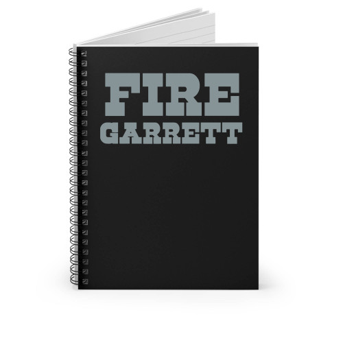 Fire Garrett Dallas Football Spiral Notebook