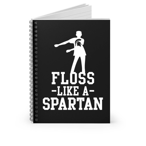 Floss Like A Spartan Youth Basic Spiral Notebook