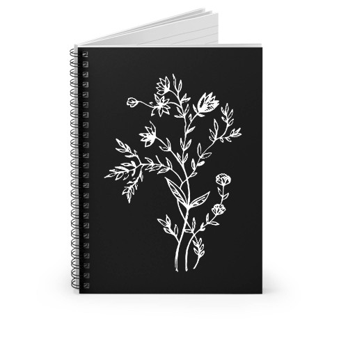 Flowers Floral Motifs Spiral Notebook