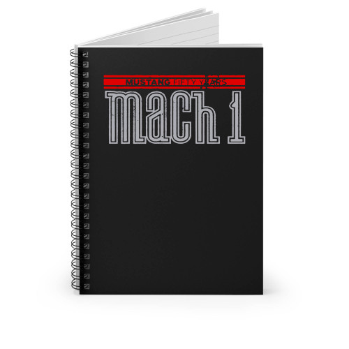 Ford Mustang 50 Years Mach 1 Spiral Notebook