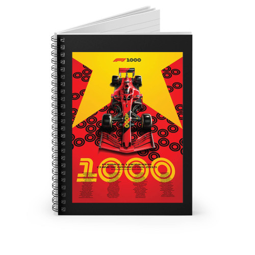 Formula F1 Heineken Grand Prix Spiral Notebook
