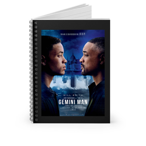 Gemini Man Will Smith Spiral Notebook