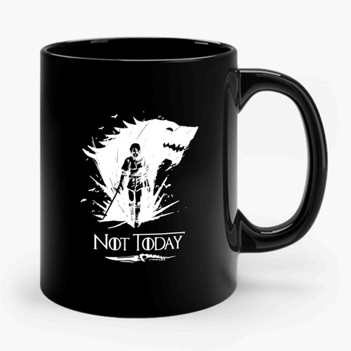 Arya Stark Not Today Game Of Thrones 2 Ceramic Mug
