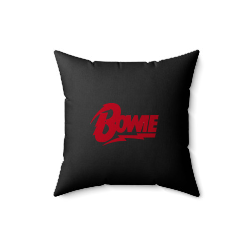 David Bowie 80's Vintage Pop Rock Iconic Square Pillow Cover