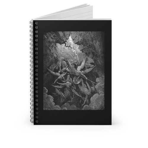 Inferno Mouth Of Hell Gustave Dore Spiral Notebook
