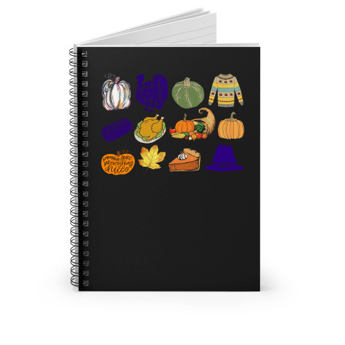 It's The Little Things Thanksgiving Spiral Notebook