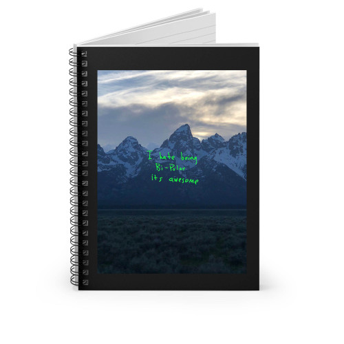 Kanye West Ye Music Album Spiral Notebook