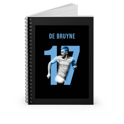 Kevin De Bruyne Manchester City Spiral Notebook