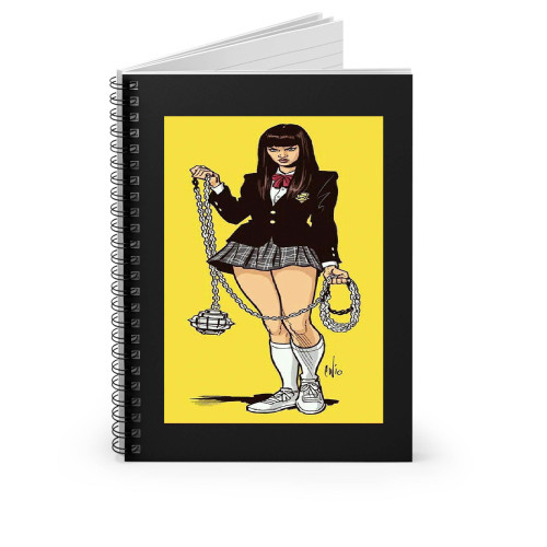 Kill Bill Gogo Yubari District Made Ladies Perfect Weight Crew Spiral Notebook