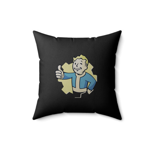 Fallout Vault Boy Art Square Pillow Cover