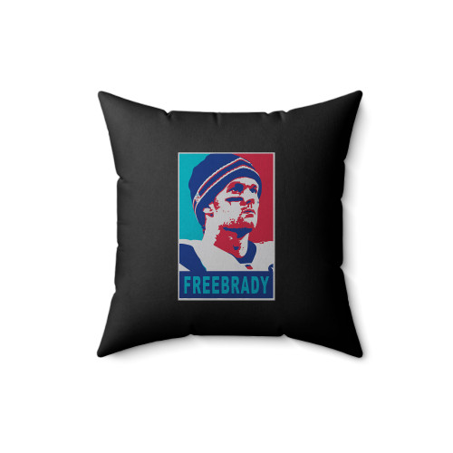 Free Tom Brady Square Pillow Cover