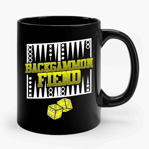 Backgammon Fiend Ceramic Mug