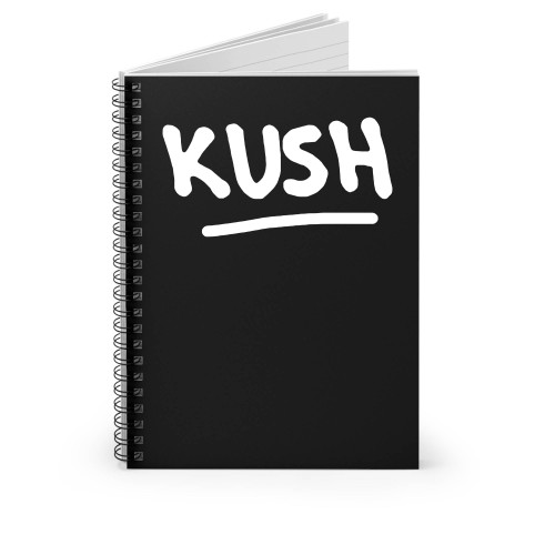 Kush Smoking Parental Advisory Smoke Weed Spiral Notebook