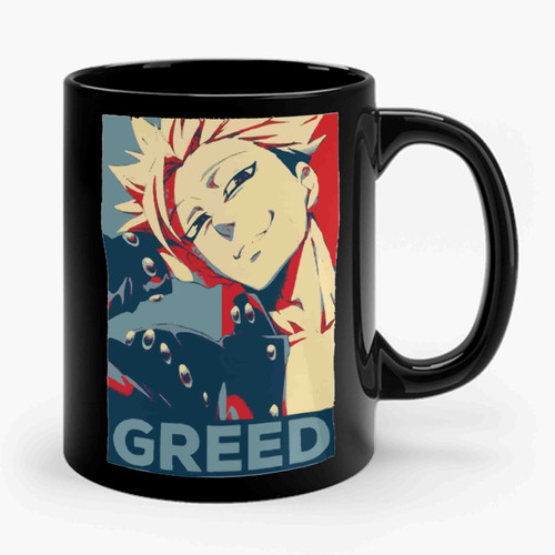 Ban Greed Nanatsu No Taizai Ceramic Mug