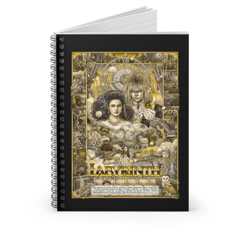 Labyrinth Vintage Movie Spiral Notebook