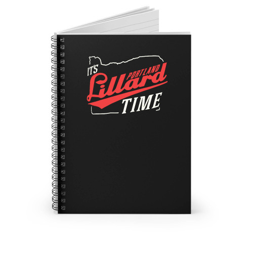 Lillard Time Blazers Spiral Notebook