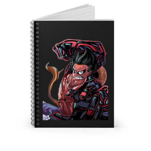 Luffy Gear 4 Punch One Piece Spiral Notebook