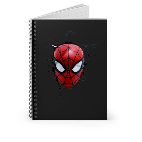 Marvels Spiderman Face Spiral Notebook