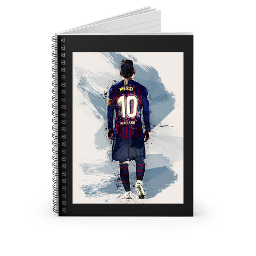 Messi Barcelona Spiral Notebook