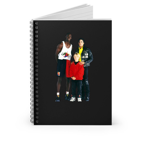 Michael Jordan Michael Jackson Home Alone Spiral Notebook