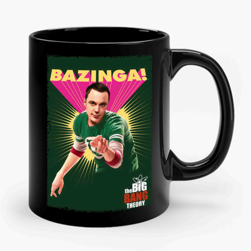 Bazinga The Big Bang Poster Ceramic Mug