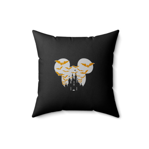 Halloween Disney Castle Square Pillow Cover