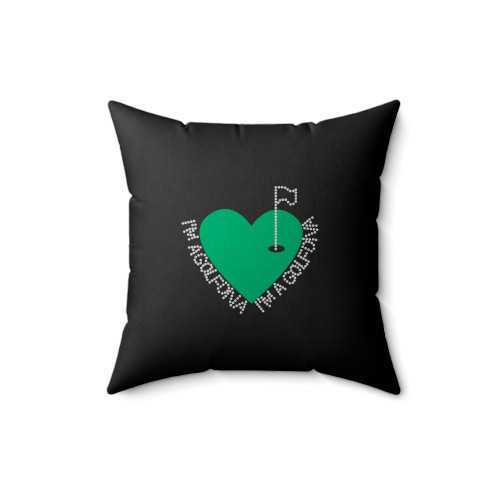 I Am A Golf Diva Square Pillow Cover