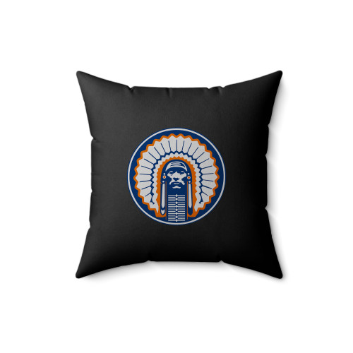 Illinois Fighting Illini Football Fans Square Pillow Cover