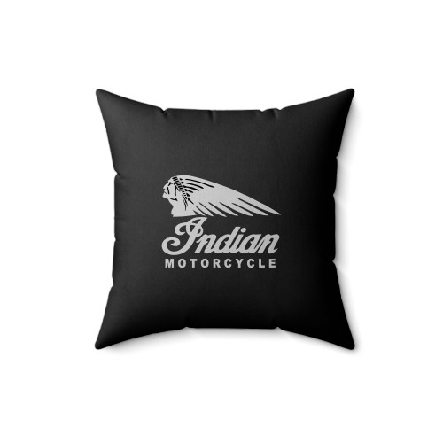 Indian Motorcycles Biker Motorbike Retro Usa Vintage Victory Square Pillow Cover