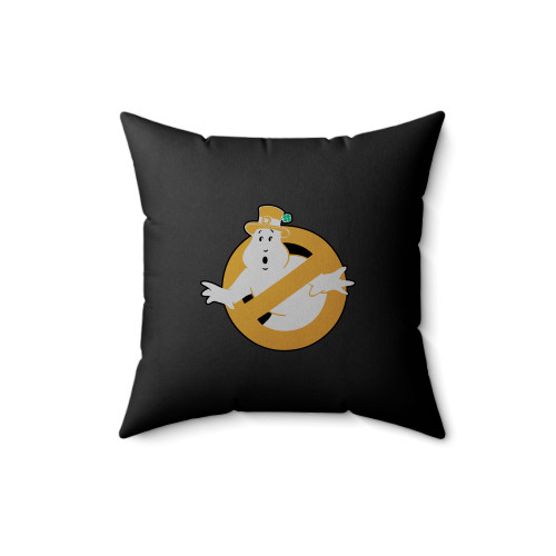 Irish Ghostbusters Leprechaun St Patrick's Day Square Pillow Cover