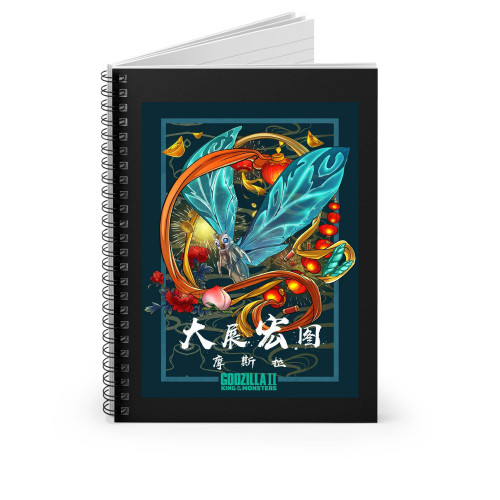 Mothra Godzilla King Of Monsters Art Spiral Notebook
