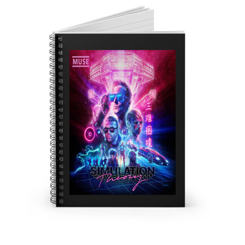 Muse Simulation Theory Tour Spiral Notebook
