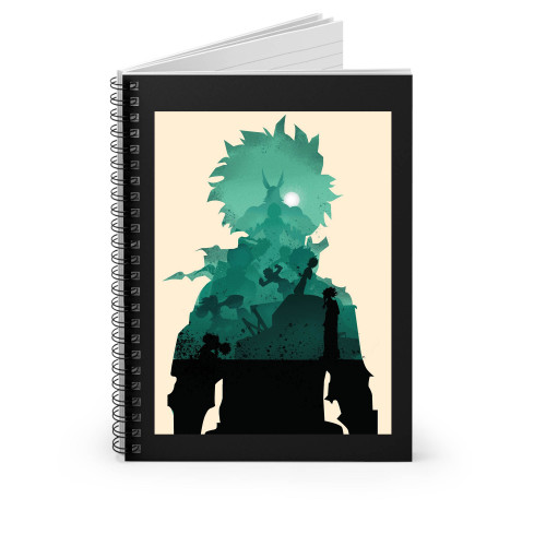My Hero Academia Silhouette Spiral Notebook
