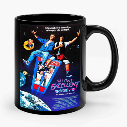 Bill & Ted's Excellent Adventure 1980's Movie Ceramic Mug Bill & Ted's Excellent Adventure 1980's Movie Ceramic Mug