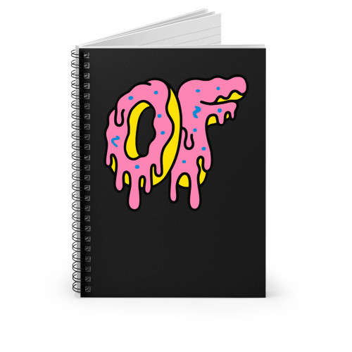 Odd Future Donuts Melt Wolf Gang Spiral Notebook
