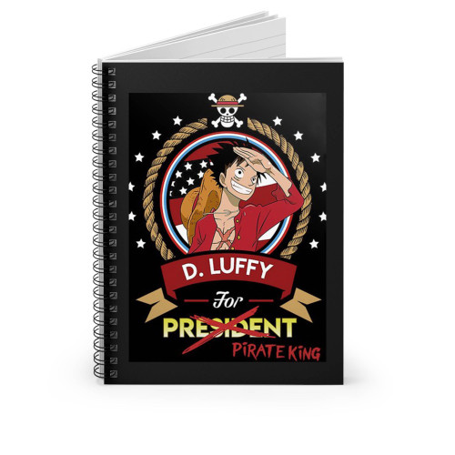 One Piece Luffy President Spiral Notebook