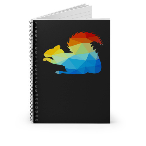 Origami Triangle Squirrel Dalia Spiral Notebook