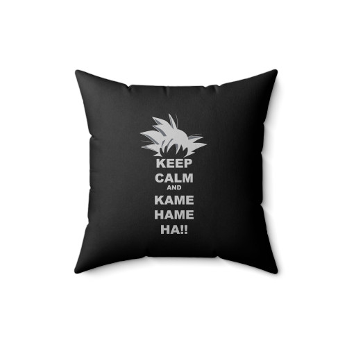 Keep Calm And Kame Hame Ha Anime Goku Dragon Ball Z Square Pillow Cover