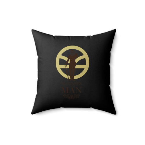 Kingsman Inspired Mannners Maketh Man Square Pillow Cover