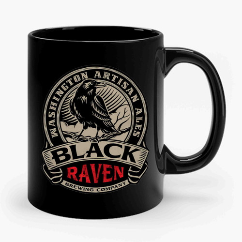 Black Raven Beer Ceramic Mug