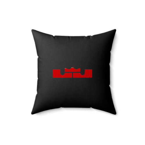Lj Lebron James Crown Logo Square Pillow Cover
