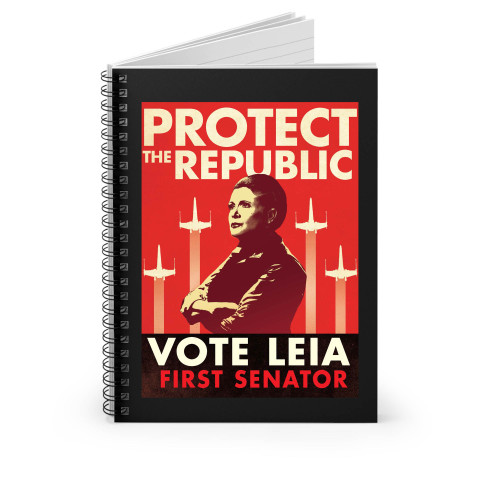 Protect The Republic Spiral Notebook
