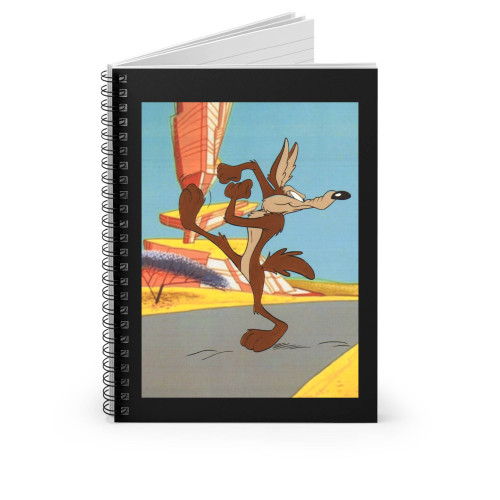 Road Runner And While E Coyote Spiral Notebook