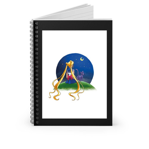 Sailor Moon Art Spiral Notebook