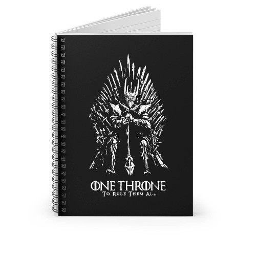 Sauron X Game Of Thrones Combo Spiral Notebook