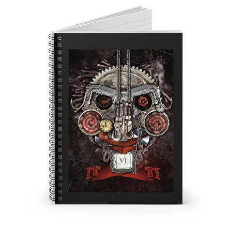 Saw Movie Steampunk Spiral Notebook Saw Movie Steampunk Spiral Notebook